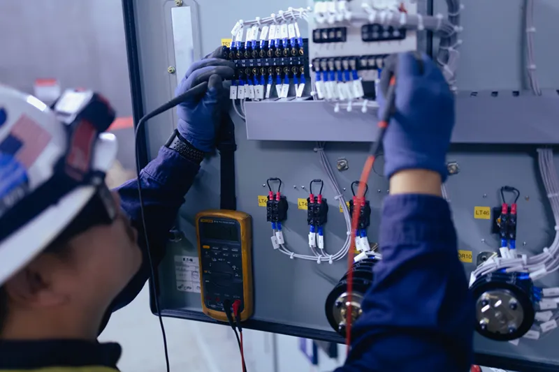 Testing management interface